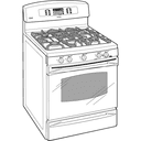 30" Free-Standing Self Clean Convection Gas Range with Warming Drawer view 3