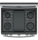 30" Smart Free-Standing Gas Convection Range with Warming Drawer view 23