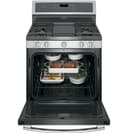 30" Smart Free-Standing Gas Convection Range with Warming Drawer view 7