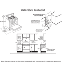 Series 30" Free-Standing Self Clean Gas Range with Warming Drawer view 17