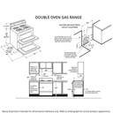 Series 30" Free-Standing Gas Double Oven with Convection Range view 10