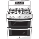 Series 30" Free-Standing Gas Double Oven with Convection Range view 3