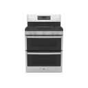 Ge Profile™ 30" Free-standing Gas Double Oven Convection Fingerprint Resistant Range With No Preheat Air Fry view 2
