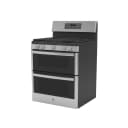 Ge Profile™ 30" Free-standing Gas Double Oven Convection Fingerprint Resistant Range With No Preheat Air Fry view 7