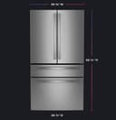 Ge Profile™ Energy Star® 28.7 Cu. Ft. Smart Fingerprint Resistant 4-door French-door Refrigerator With Dual-dispense Autofill Pitcher view 11