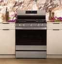 30” Smart Free-Standing Gas Convection Range with No Preheat Air Fry and EasyWash Oven Tray view 6
