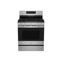 30” Smart Free-Standing Gas Convection Range with No Preheat Air Fry and EasyWash Oven Tray view 30