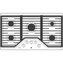 36" Built-In Gas Cooktop with Five Burners view 18