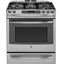 Series 30" Slide-In Front Control Gas Range with Warming Drawer view 1