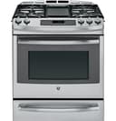Series 30" Slide-In Front Control Gas Range with Warming Drawer view 3