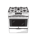 Series 30" Slide-In Front Control Gas Range with Warming Drawer view 11