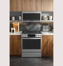Ge Profile™ 30" Smart Slide-in Front-control Gas Fingerprint Resistant Range With No Preheat Air Fry view 7