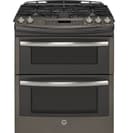 Series 30" Slide-In Front Control Double Oven Gas Range view 1