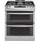 Series 30" Slide-In Front Control Double Oven Gas Range view 1