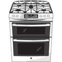 Series 30" Slide-In Front Control Double Oven Gas Range view 3