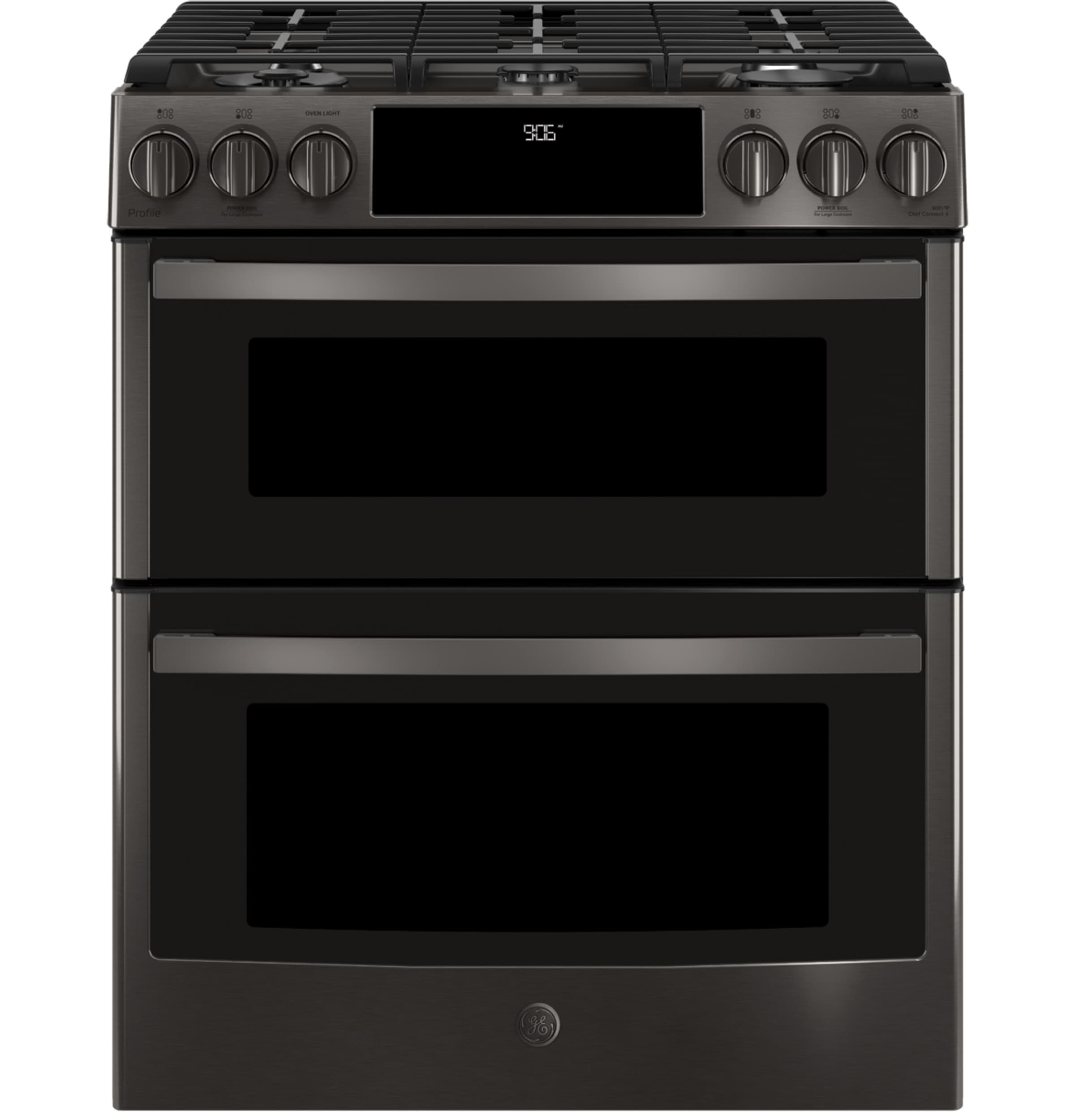 30" Smart Slide-In Front-Control Gas Double Oven Convection Range