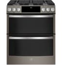 30" Smart Slide-In Front-Control Gas Double Oven Convection Range view 1