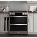 30" Smart Slide-In Front-Control Gas Double Oven Convection Range view 14