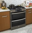 30" Smart Slide-In Front-Control Gas Double Oven Convection Range view 8
