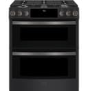 30" Smart Slide-In Front-Control Gas Double Oven Convection Range view 1