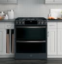 30" Smart Slide-In Front-Control Gas Double Oven Convection Range view 2