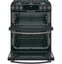 30" Smart Slide-In Front-Control Gas Double Oven Convection Range view 3