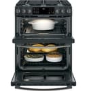 30" Smart Slide-In Front-Control Gas Double Oven Convection Range view 4