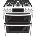 30" Smart Slide-In Front-Control Gas Double Oven Convection Range view 8