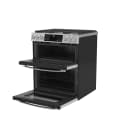 30" Smart Slide-In Front-Control Gas Double Oven Convection Fingerprint Resistant Range view 47