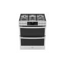 30" Smart Slide-In Front-Control Gas Double Oven Convection Fingerprint Resistant Range view 69