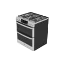 30" Smart Slide-In Front-Control Gas Double Oven Convection Fingerprint Resistant Range view 72