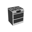 30" Smart Slide-In Front-Control Gas Double Oven Convection Fingerprint Resistant Range view 91