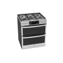 30" Smart Slide-In Front-Control Gas Double Oven Convection Fingerprint Resistant Range view 92