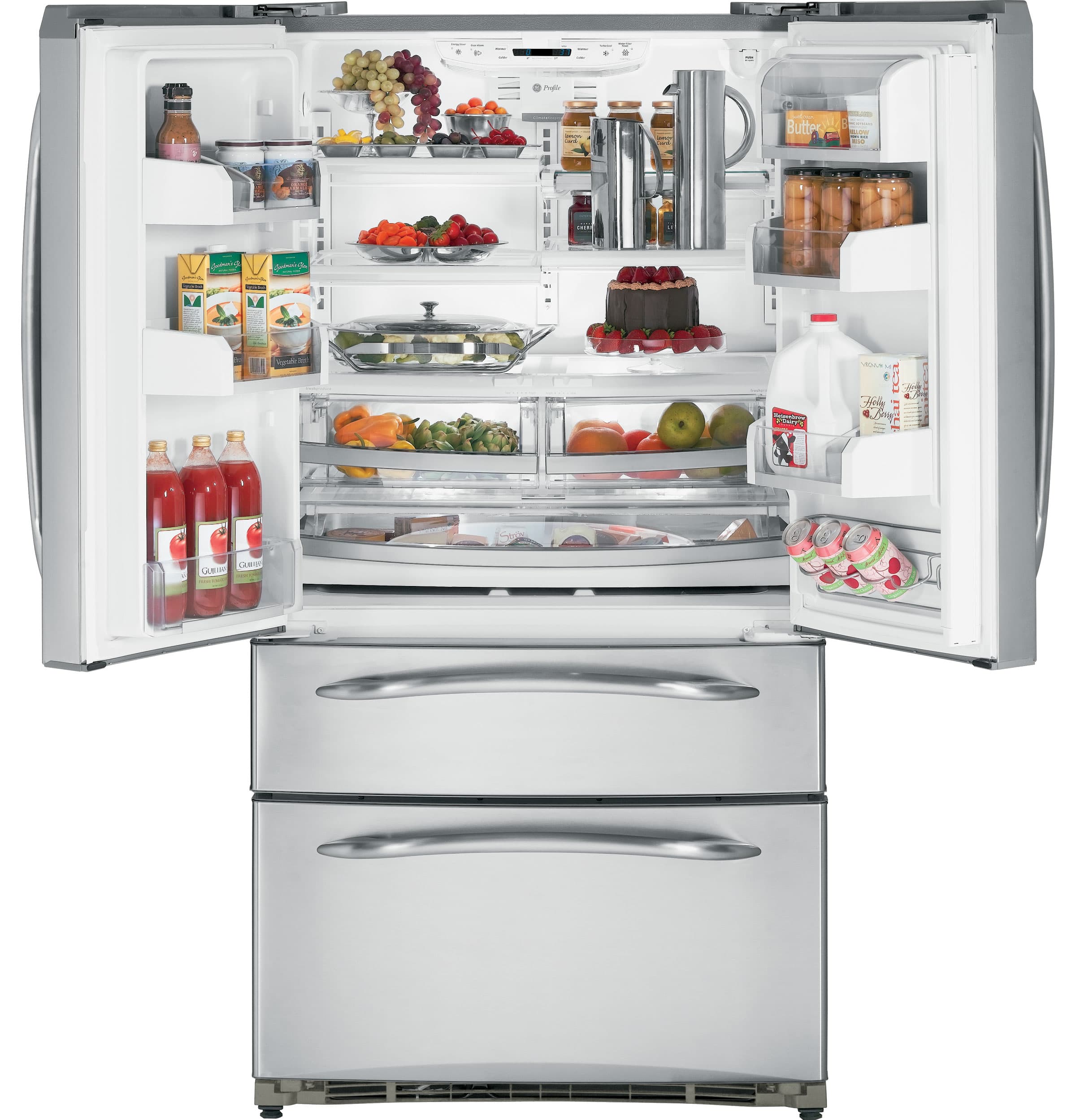 24.9 Cu. Ft. Refrigerator with Armoire Styling and Icemaker