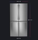 Ge Profile™ Energy Star® 22.9 Cu. Ft. Counter-depth Quad-door Refrigerator With Dual-dispense Autofill Pitcher And Door In Door view 9