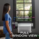 ClearView 10,300 BTU Inverter Smart Ultra Quiet Window Air Conditioner for Medium Rooms up to 450 sq. ft. view 2
