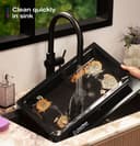 30" Smart Slide-In Induction and Convection Range with No Preheat Air Fry and EasyWash Oven Tray view 32