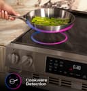 30" Smart Slide-In Induction and Convection Range with No Preheat Air Fry and EasyWash Oven Tray view 5