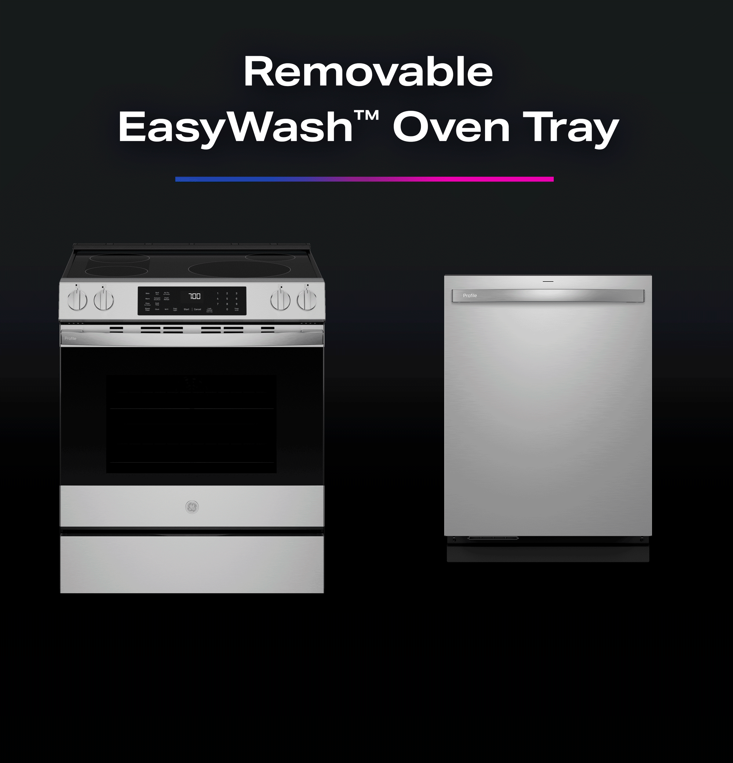 30" Smart Slide-In Induction and Convection Range with No Preheat Air Fry and EasyWash Oven Tray view 9