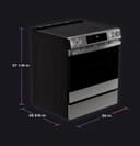 30" Smart Slide-In Induction and Convection Range with No Preheat Air Fry and EasyWash Oven Tray view 17