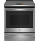 Ge Profile™ 30" Smart Slide-in Front-control Induction Fingerprint Resistant Range With In Oven Camera view 1