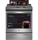 Ge Profile™ 30" Smart Slide-in Front-control Induction Fingerprint Resistant Range With In Oven Camera view 7