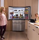Ge Profile™ Energy Star® 23.3 Cu. Ft. Smart Counter-depth Fingerprint Resistant 4-door French-door Refrigerator With Door In Door view 24