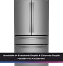 Ge Profile™ Energy Star® 23.3 Cu. Ft. Smart Counter-depth Fingerprint Resistant 4-door French-door Refrigerator With Door In Door view 6