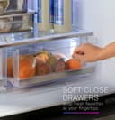 Ge Profile™ Energy Star® 23.2 Cu. Ft. Smart Counter-depth Fingerprint Resistant 4-door French-door Refrigerator view 23