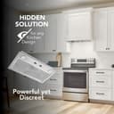 21-Inch Custom Range Hood Power Pack Insert w/ Easy Install System, 300 Max Blower CFM view 3