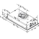 21-Inch Custom Range Hood Power Pack Insert w/ Easy Install System, 300 Max Blower CFM view 12