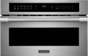 30" Built-In Convection Microwave Oven with Drop-Down Door view 2