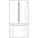 Series 19.5 Cu. Ft. French-Door Refrigerator view 8