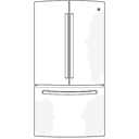 Series 20.0 Cu. Ft. French-Door Refrigerator view 8